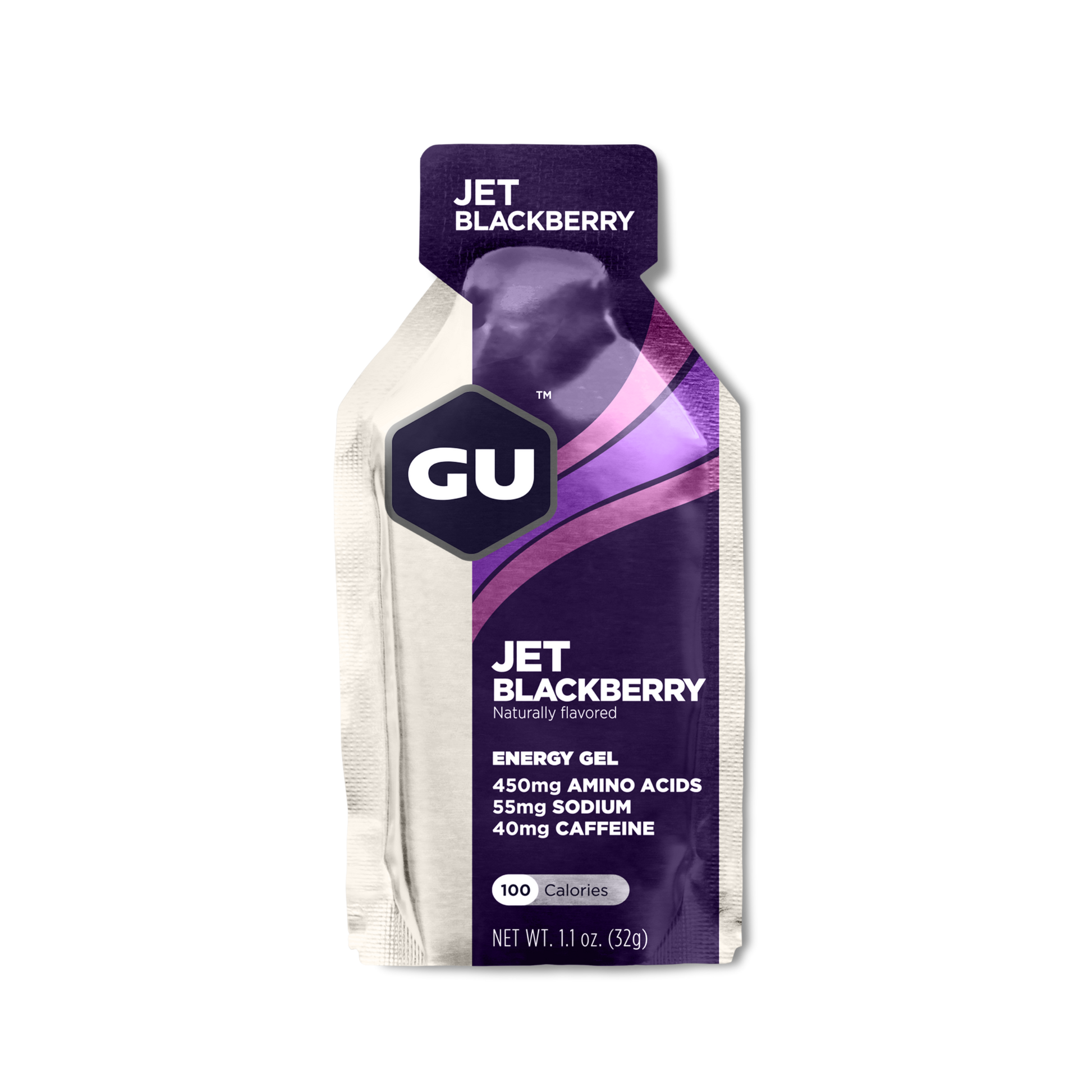 geltransparent_8 ژل انرژی زا طعم بلک بری کافئین 40 GU Energy Gel - Image 1